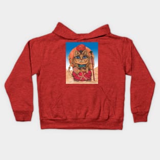 Sekhmet Egyptian Goddess lucky cat Kids Hoodie